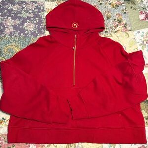 Lululemon Athletica Red Zip Up Jacket Vibrant Athletic Design